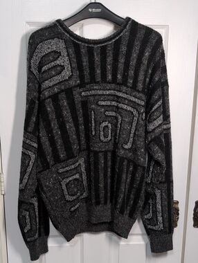 Vintage Knit London Fog Men's Sweater Wool Blend Size 2X